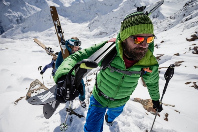 Ab ins Gelände: Im Drei-Tages-Camp bietet Extrembergsteiger Stephan Keck
einen ?Einstieg? ins Skitourengehen.