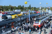 Foto:  obs/Messe Berlin GmbH
InnoTrans 2018. Gleis- und Freigelände / Weiterer Text über ots und www.presseportal.de/nr/6600 / Die Verwendung dieses Bildes ist für redaktionelle Zwecke honorarfrei. Veröffentlichung bitte unter Quellenangabe: "obs/Messe Berlin GmbH"