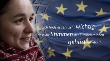 Die Studentin Linnea Fenske nimmt an der "Konferenz zur Zukunft Europas