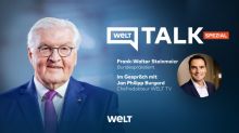 Bundespräsident Frank Walter Steinmeier ist am Mittwoch, 14. Juni, zu Gast im "WELT TALK Spezial