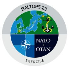 Das Wappen BALTOPS 2023.
