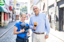 Karen Hinkelmann und Ralf Zimmermann von Siefart sind für das Bürgerprojekt "ZDF in