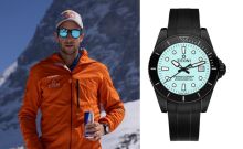 Rekord Speedclimber Nico Hojac mit seiner Titoni Seascoper 300 Limited Edition / Weiterer Text über ots und www.presseportal.de/nr/179334 / Die Verwendung dieses Bildes für redaktionelle Zwecke ist unter Beachtung aller mitgeteilten Nutzungsbedingungen zulässig und dann auch honorarfrei. Veröffentlichung ausschließlich mit Bildrechte-Hinweis.