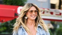 Heidi Klum in Köln vor dem Calzedonia Wandgemälde / Weiterer Text über ots und www.presseportal.de/nr/137004 / Die Verwendung dieses Bildes für redaktionelle Zwecke ist unter Beachtung aller mitgeteilten Nutzungsbedingungen zulässig und dann auch honorarfrei. Veröffentlichung ausschließlich mit Bildrechte-Hinweis.